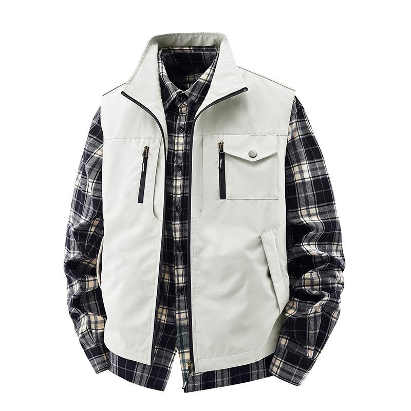 Мужской быстросохнущий жилет для улицы, дышащий спортивный жилет на весну и осень, жилет, куртка-жилет