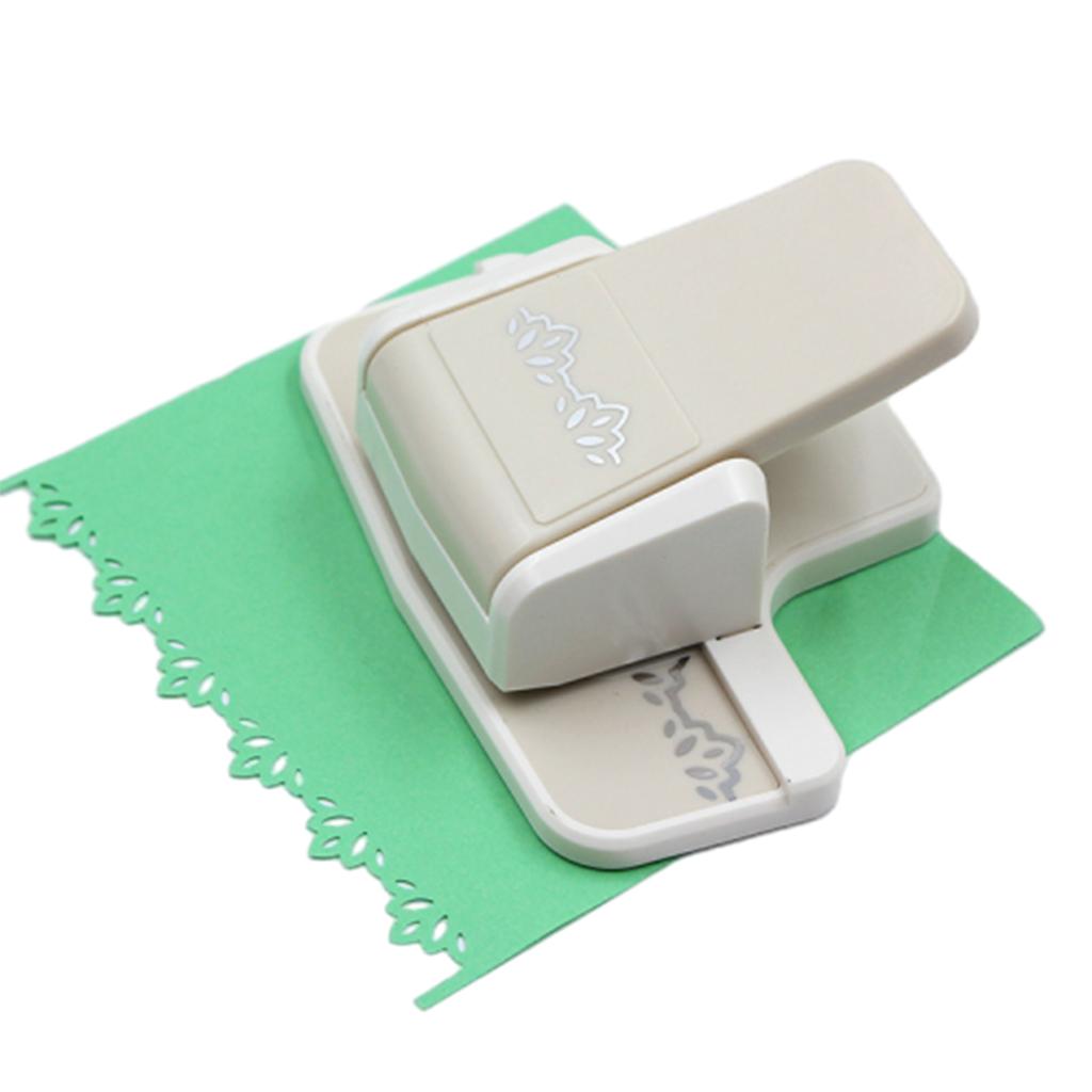 Новый необычный бордюрный дырокол цветочный дизайн тиснение полое кружево DIY материал ручной работы картон узор поздравительная открытка ремесло