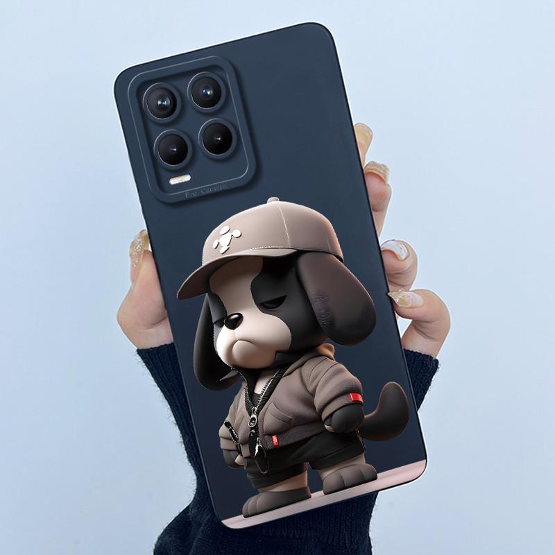 Phone Case For Realme 8 Pro 8i 8S 4G 5G Case Lovely Cartoon Flower Liquid Silicone Soft Shockproof Back Cover For Realme8 Bumper