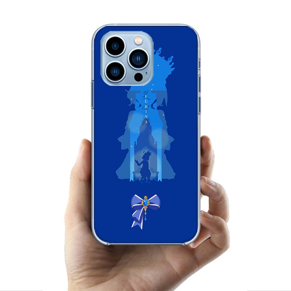 Cute Furina Genshin Impact Cases Phone Case For Iphone 17E 16E 17 Air 16 Pro Max 15 Pro 14 Plus 11 13 12 Mini Cover Cases Compat