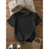 European sizes Boys' Summer Pure T-Shirt with Trendy Cyber Digital 67 Print, a Versatile Casual Street Style Top