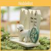 Garden Fence Dog Resin Figurine For Home Decor And Business Promotions Gift