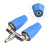 1/4" Quick Connector Twin Turbo Nozzle Pressure Washer Turbo Nozzle  Garden Cleaning Tool