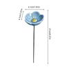 Bird Water Bowl Bee Water Station Bee Bath Colorful Ceramic Waterer Butterfly Drinking Station Flower Drinking Fountain Holder
