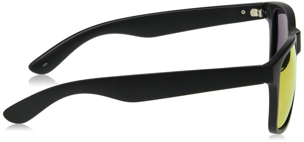 Солнцезащитные очки зеркальные очки FR [Thrasher] (Квадратный тип/Поляризованные линзы) [1025MR / GLORIA] BK-RE (Поляризованное зеркало)