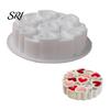 Flexible Cake Pan Silicone Mold Food Grade Baking for Oven And Freezer Non-Stick Heart Shape Dessert Mousse Cookies Jelly