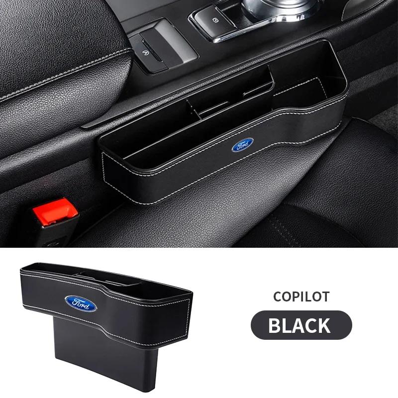 Car Sticker 2025 Hot New Car Seat Organizer Crevice Storage Box Car Organizer Gap For Ford Focus 2 3 MK2 MK3 MK4 Kuga Fiesta Eco