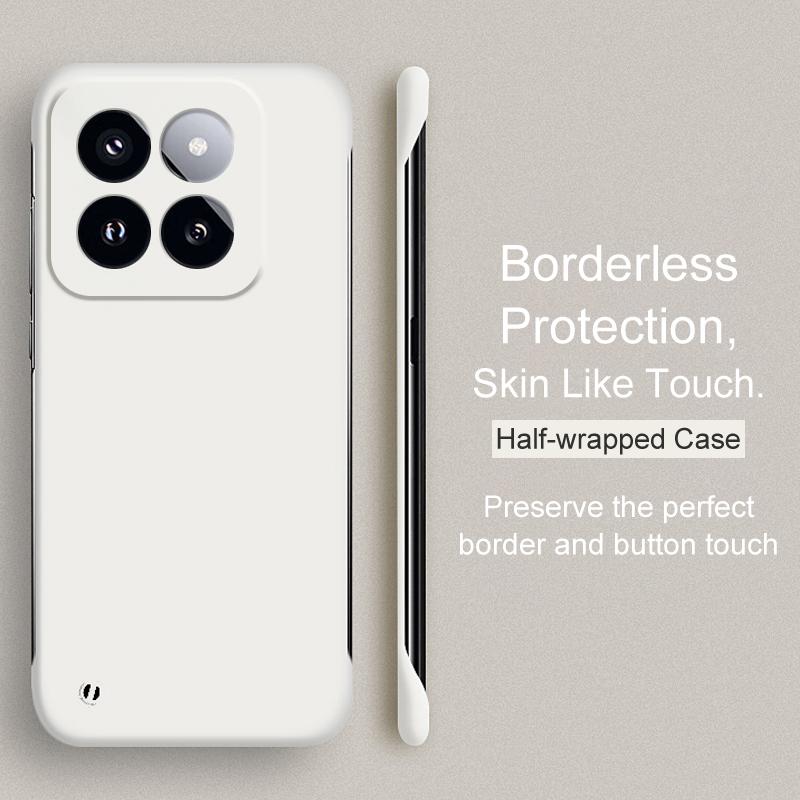 Ультратонкий жесткий чехол из ПК без рамок в карамельном цвете для Xiaomi Mi 14 13 13T 12 12X 12S 11 11T 11i 11X Pro Lite Ultra Back Cover Coque