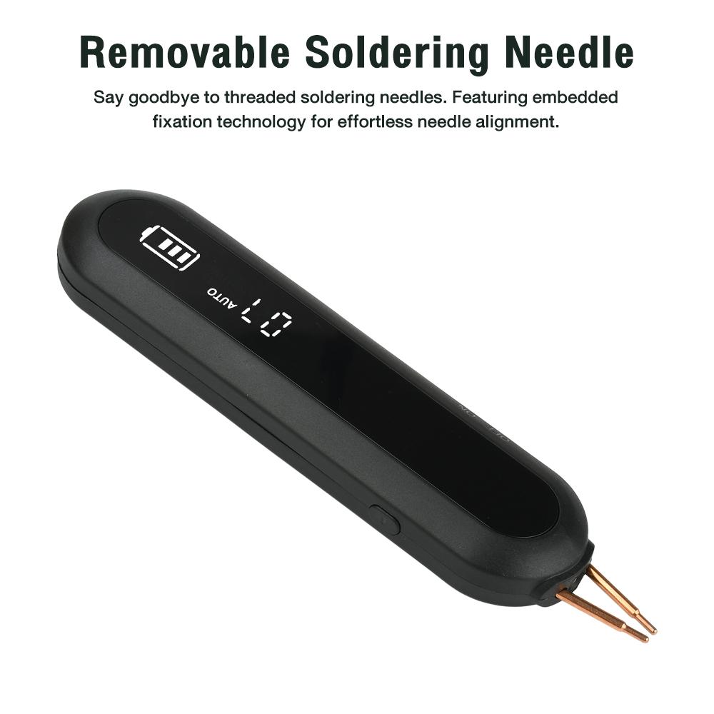 Portable Spot Welder DIY Handheld Spot Welding Machine 12 Gears Adjustable Spot Welding for 18650 Lithium Battery with lighting