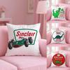 Подушка с принтом Sinclair Motor Oil, плюшевая ткань, мягкая, двусторонняя печать, скрытая молния, наволочка для диванной подушки, декор для дома