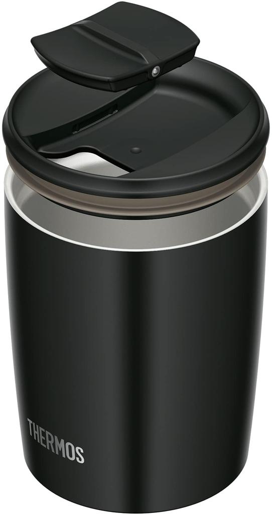 Thermos Vacuum Insulated Tumbler with Lid, 300ml, Black, JDP-300 BK