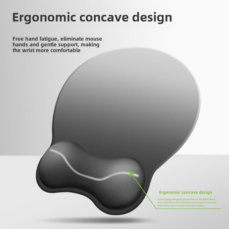 Bow Shaped Mouse Pad, Wrist Guard, Hand Rest, Men's and Women's Computer Esports Large Wrist Rest, Ergonomic Wrist Rest, Women's