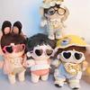 Mini Plush Doll Accessories Glasses Clothes Cute Heart Frame Plush Doll Eyeglasses For 20cm Dolls