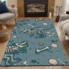 Dinosaur skeleton pattern background print Carpet for Living Room Bedroom Sofa Home Decor Rus Non-slip Floor Mat Luxury Gift