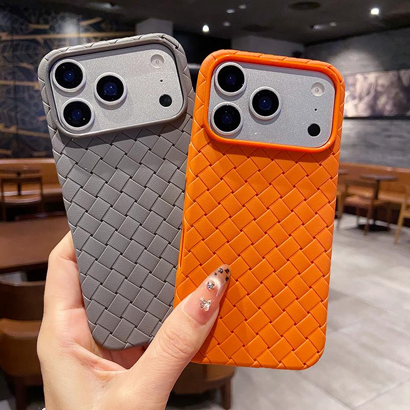 Роскошный ударопрочный чехол для IPhone 17 Air 16 15 14 13 Pro Max, дышащий, охлаждающий, плетеный, сетчатый, мягкий силиконовый чехол для IPhone 16Pro