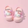 Летние тапочки для девочек Sanrio: Нескользящие клоги и сандалии с закрытым носком для использования в помещении и на улице