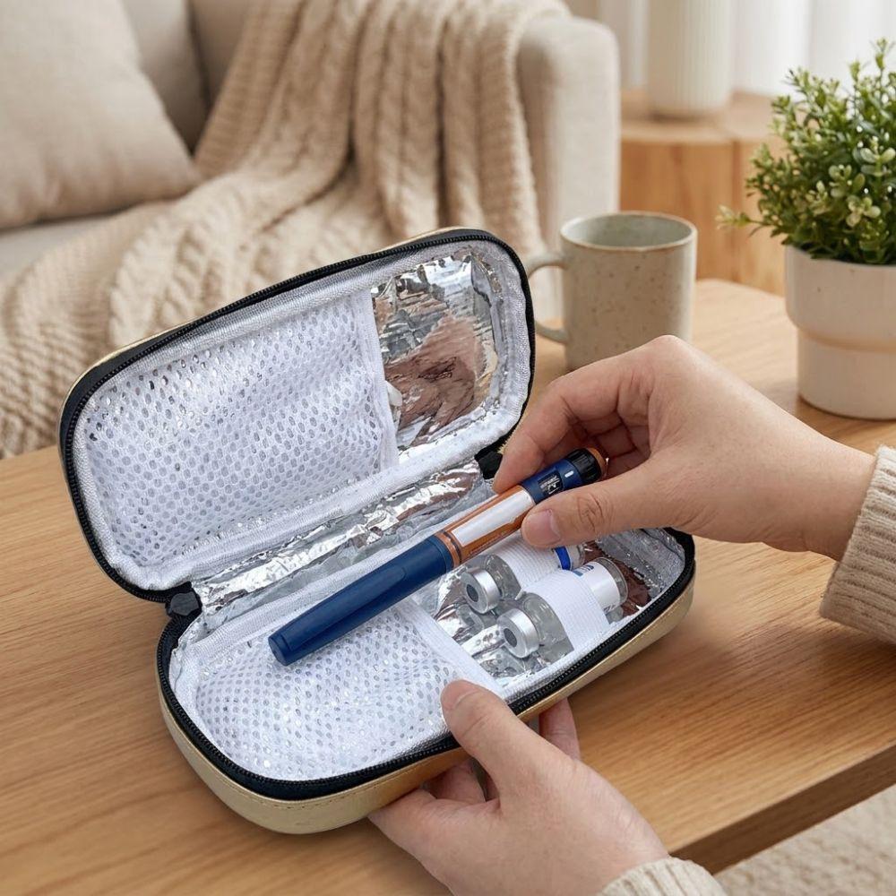 Portable Insulin Travel Cooler Case Waterproof Medicine Organizer Box Insulin Cooling Bag  Office