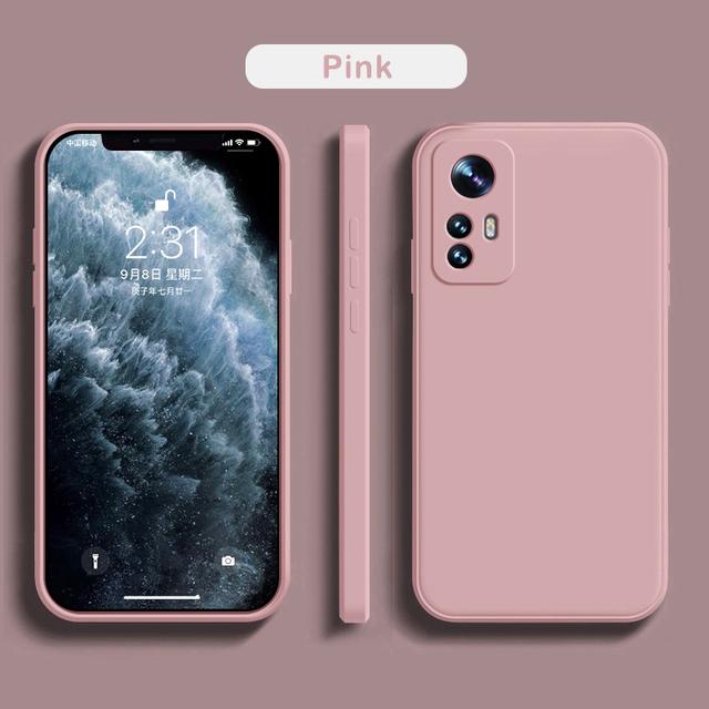 Квадратный жидкий силиконовый чехол для Xiaomi Mi 12T 12 T Pro 12 Lite 12X 12S Pro Ultra 12pro Чехлы для телефонов Xiaomi 11 Lite Мягкий чехол