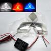 Светодиодный значок на переднюю часть автомобиля 4D, модифицированная эмблема, автоаксессуары для Lancer 9 10 Outlander Eclipse ASX L200 Colt Mirage