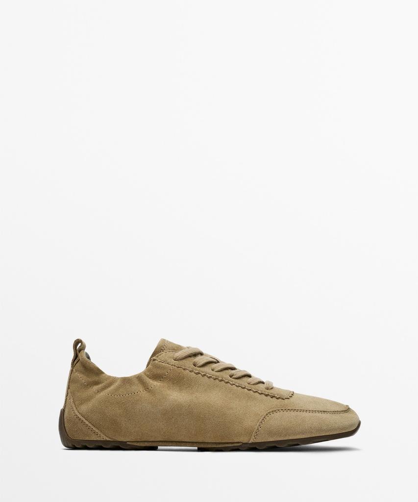 Massimo Dutti Soft Leather Sneakers