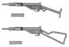 Sol Model Вторая мировая война Британская армия Пистолет-пулемет Sten Набор из смолы MM373 1/16 (4 шт)