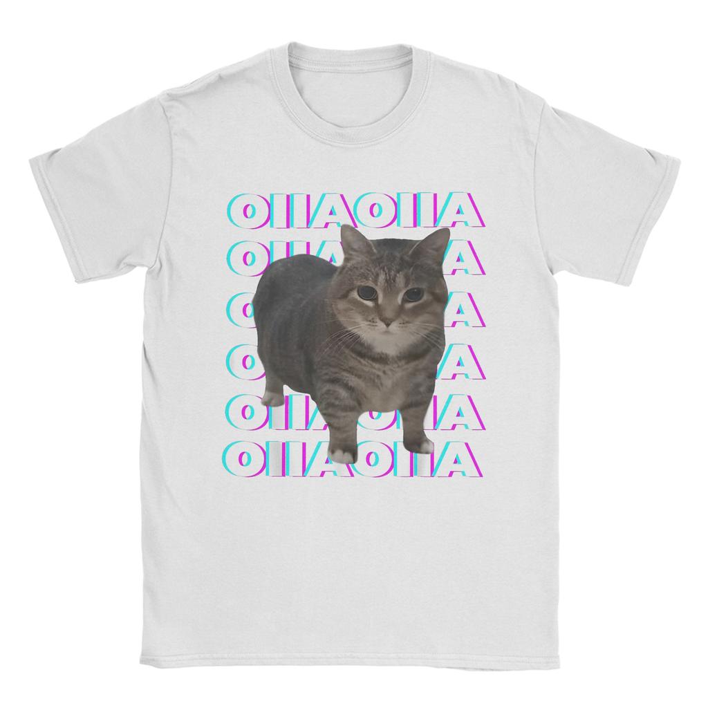 OIIA OIIA Spinning Cat Meme Glitch Disco мужская футболка забавные модные футболки с коротким рукавом и круглым воротником футболка хлопковая подарочная одежда