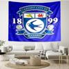 Cardiff City FC Print Tapestry - Portable Wall Decor Cloth, for Home, Dorm, Travel, Bedroom, Living Room - Ideal Birthday Housewarming Gift
