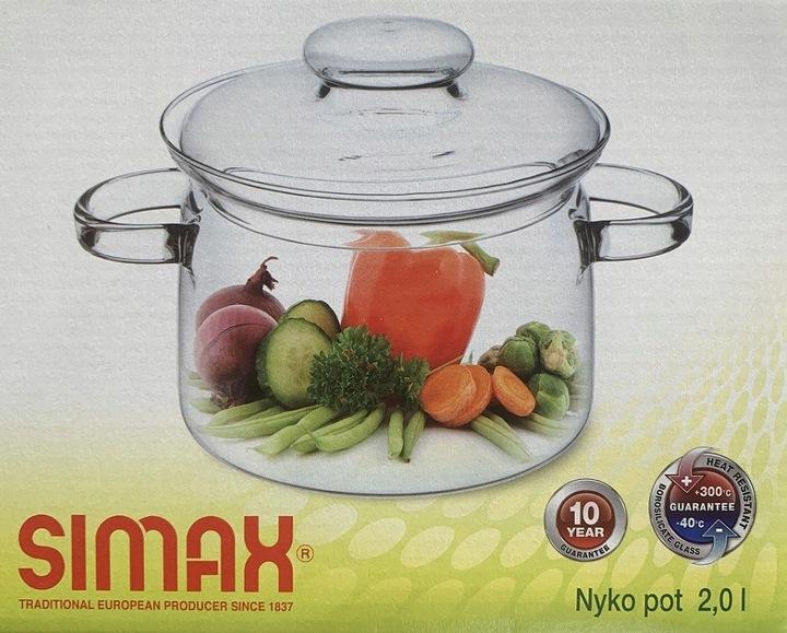 Garnek Żaroodporny Z Pokrywą Simax Nyko 2L