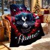 Custom Name Personalized Tottenham Hotspur Print Blanket, Home Decor, Bedroom, Sofa, Camping, Couch, Gifts for Birthday Christmas
