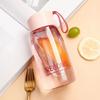 380ml Plastic Water Bottle Portable Cup Transparent Bottle Outdoor Sports Water Cup Student Portable Cup