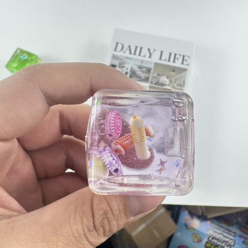 3D Морская Серия Сквиши Игрушки для Взрослых, Снятия Стресса, Аутизма, Сенсорные Игрушки для Снятия Стресса, Тревоги, Игрушки-Антистресс, Подарок