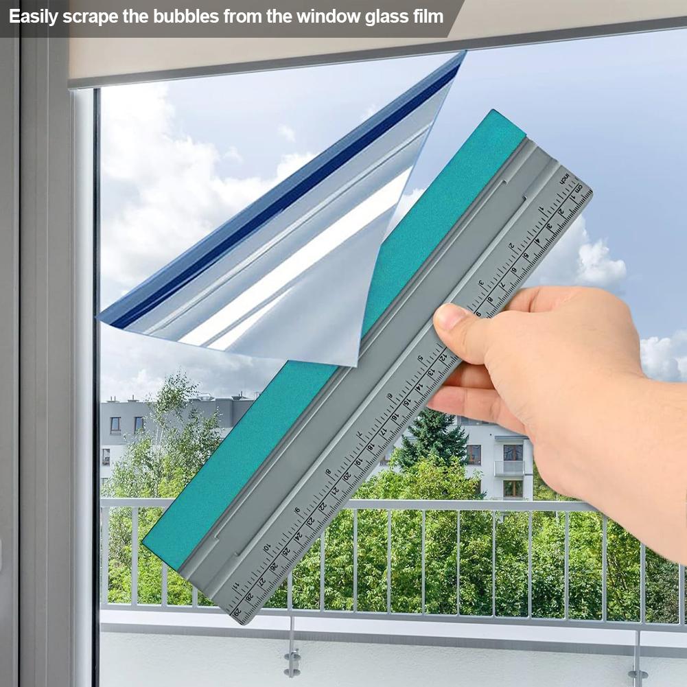 Автомобильная пленка Виниловая измерительная линейка Ракель Замша Фетровый кромкооблицовочный аппликатор с линейкой Обертывание оконной пленки