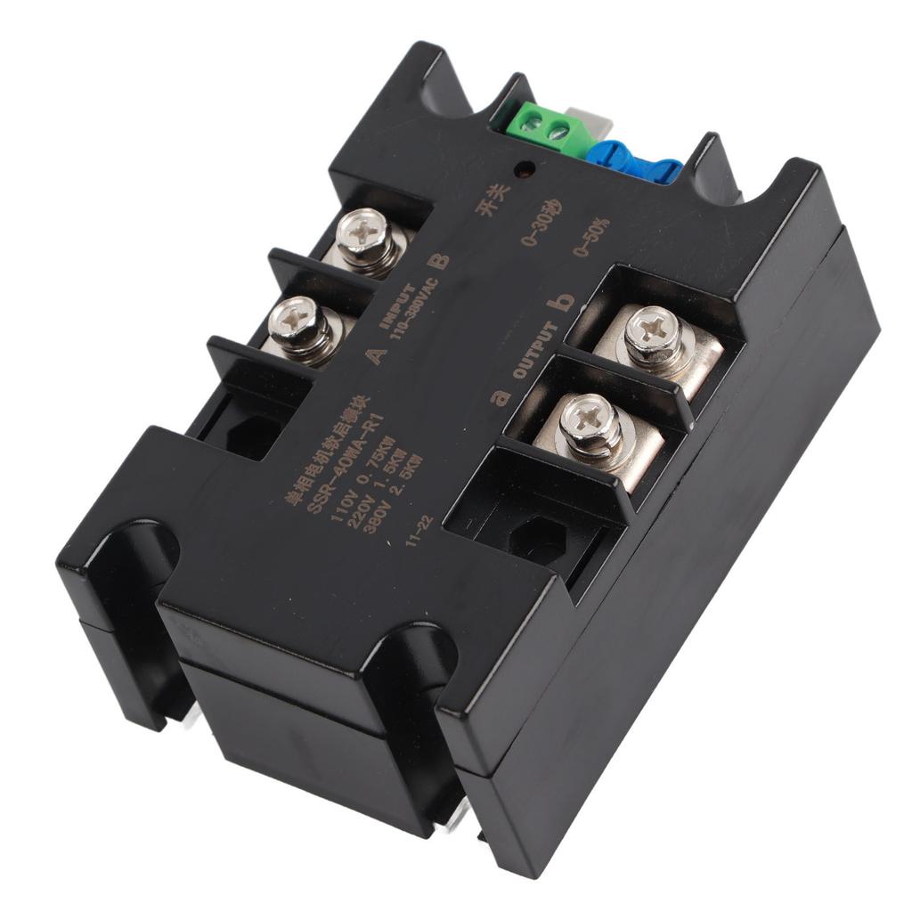 Контроллер плавного пуска Электрические детали Алюминиевое дно Одиночный Аксессуар для двухфазного двигателя