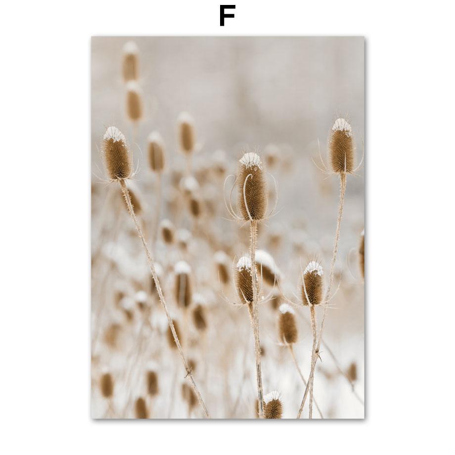 Бежевый Природа Одуванчик Рид Пшеничная Трава Растения Цитаты Настенный Художественный Принт Холст Картины Скандинавский Плакат Декор Фотографии Для Гостиной