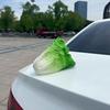 Simulated Lettuce Vegetable Car Decor Unique Motorcycle Accessory Roof Ornament SUV Trunk