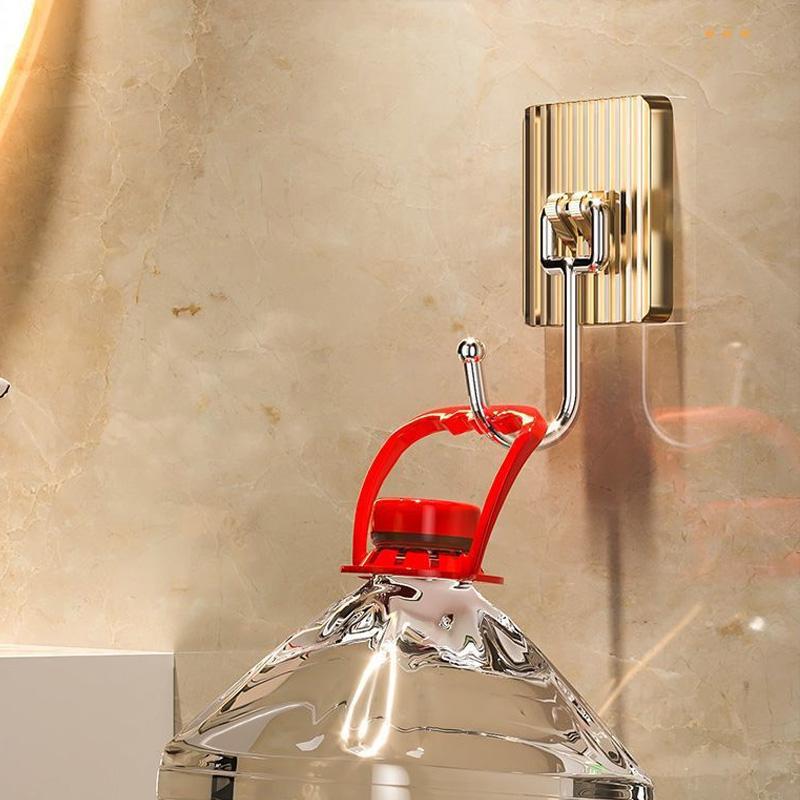 1 шт. Кухонные принадлежности, новый настенный крючок, роскошный держатель на липучке, съемный, без сверления, акриловая стойка для домашнего хранения