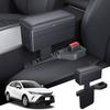 LANTU Compatible with Toyota Harrier Gap Armrest with Height Wireless and Gap Fits Harrier 60 Series and 80 Seat Side Console Box for Harrier Car and