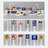 Parking Lot Traffic Barrier Signs Roadmap Street Sign Cones Creative Traffic Sign Models  Kids Toy