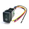 1Pc Orange Light Car Fog Lamp Parking Radar Power On Off Switch Button with LED Lighting For Suzuki Jimny 2007 - 2015