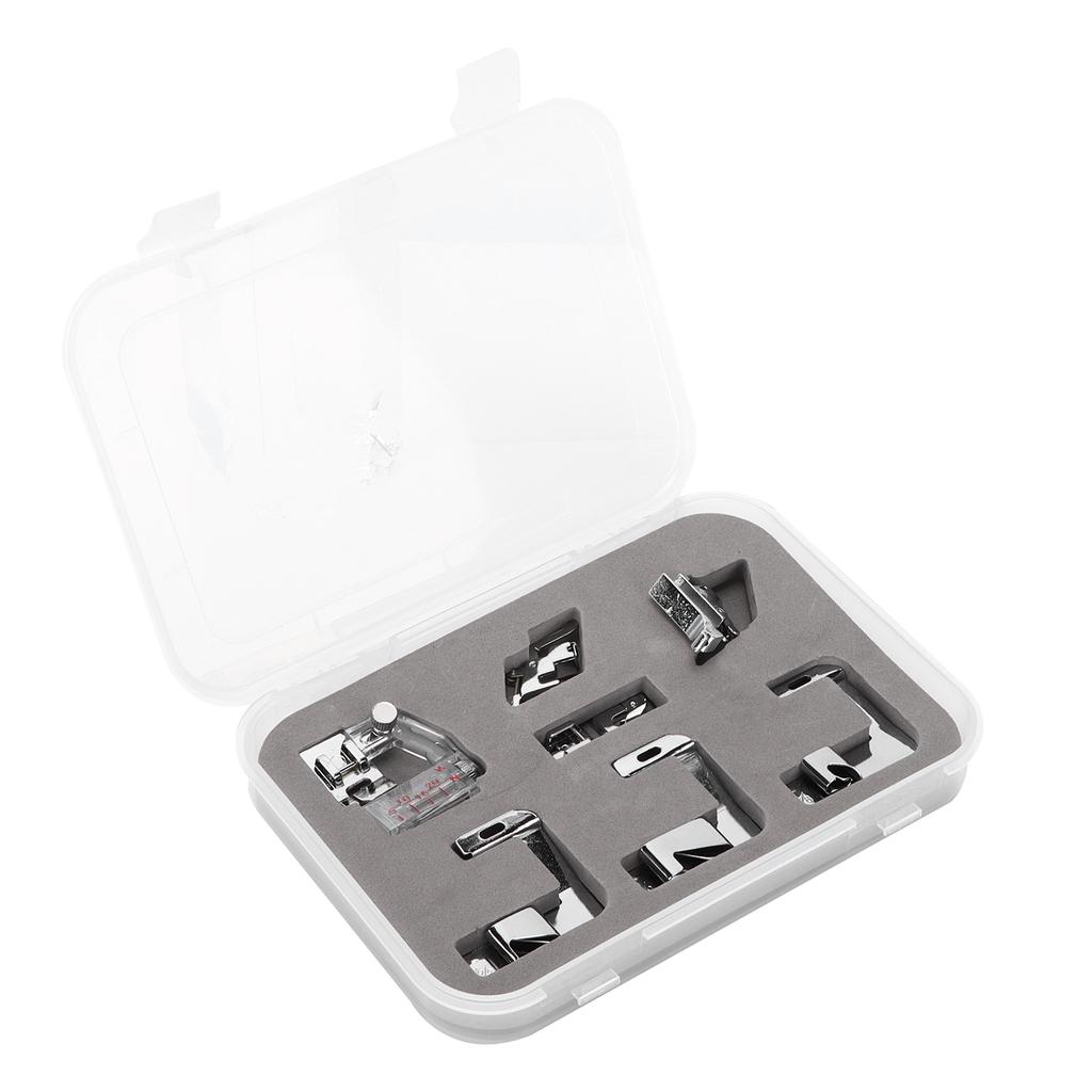 Набор из 7 прижимных лапок для домашнего использования, многофункциональный, подходит для большинства бытовых швейных машин.