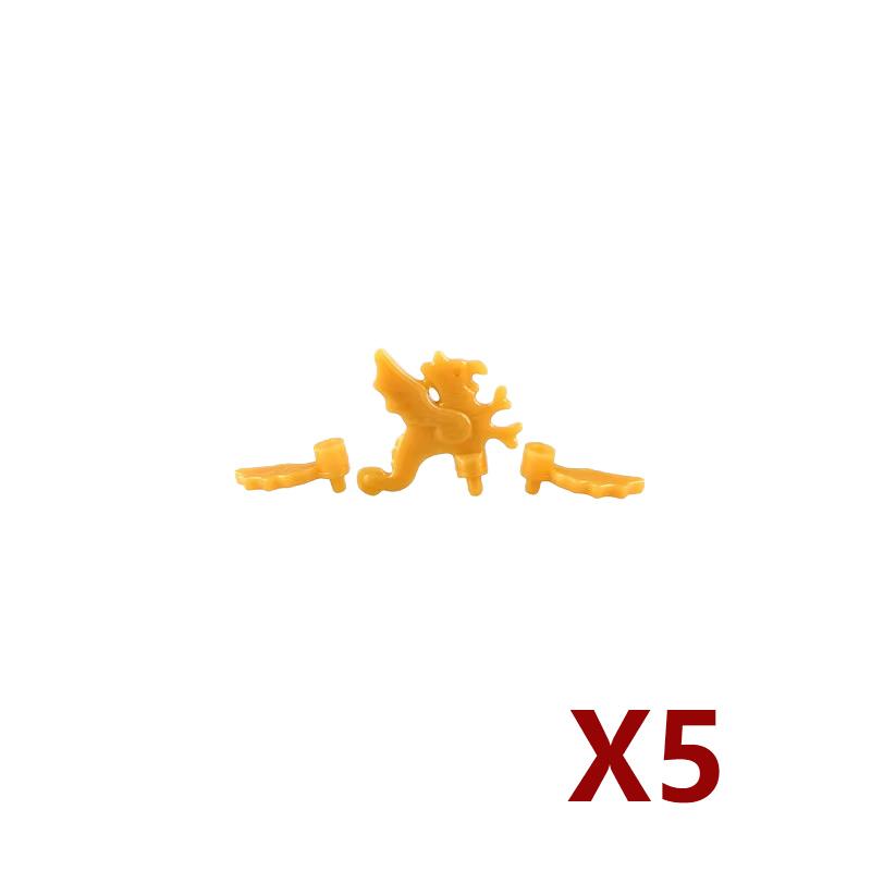 Конструктор MOC Средневековый Рыцарь Римский Солдат Аксессуар Шлем Головной убор Огненное Перо Щит Черный Орел Королевский плащ Кирпичная Игрушка