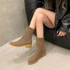 Large Size Cloth Boots Women's Autumn and Winter New Wind Socks Boots Casual Fashion Single Boots Women