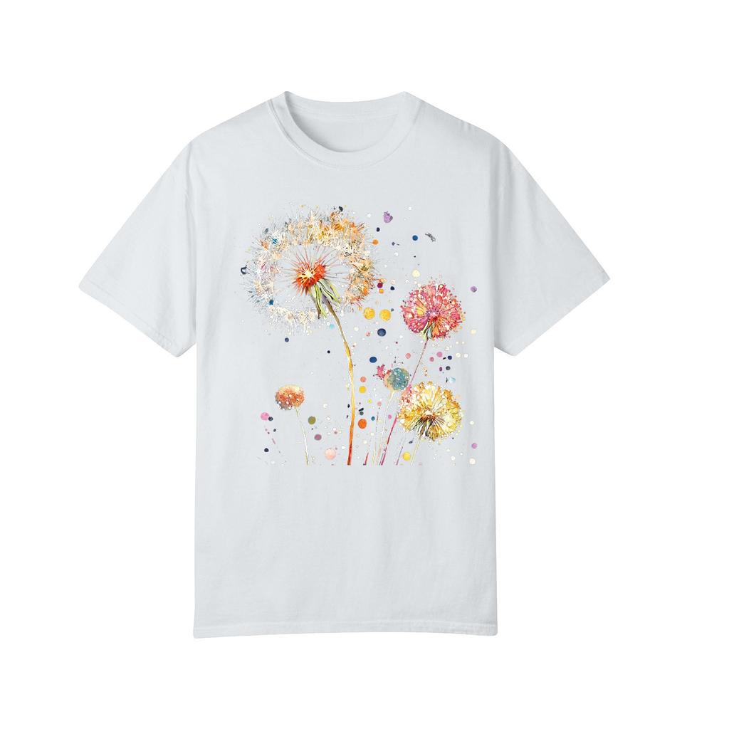 Футболка с короткими рукавами и круглым вырезом для девочек в стиле кэжуал