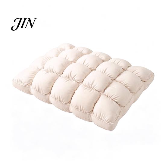Comfortable Head Cushion Puff Cooling Pillow, Soft Breathable Quilted Sleeping Machine Yet Supportive Pillow Washable, Fluffy Cloud-like for Side And