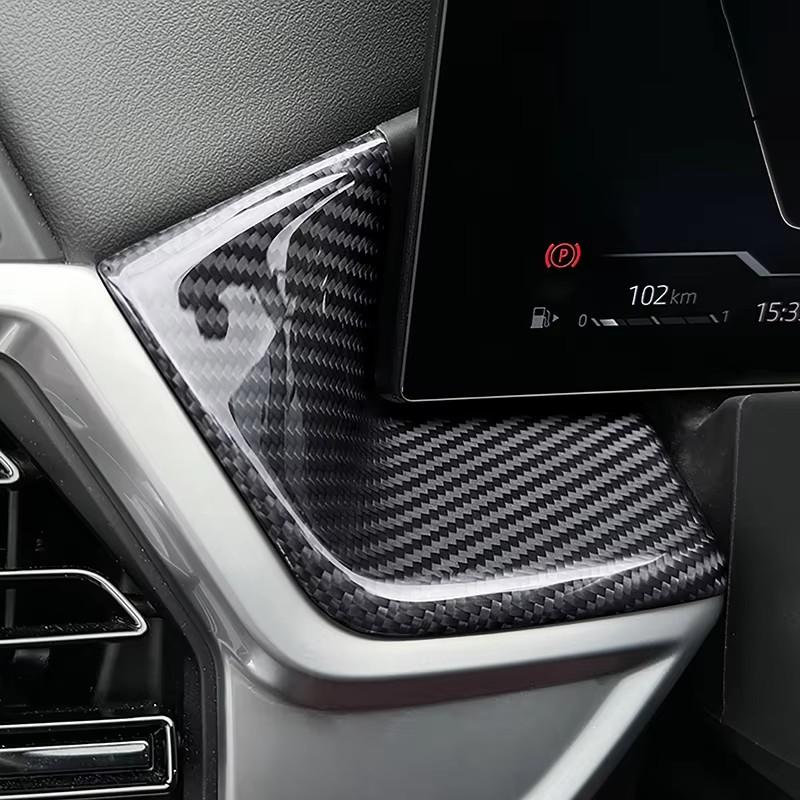 Декоративная накладка на панель центральной консоли автомобиля из АБС-пластика с карбоновым покрытием для BMW X5 X6 X7 G05 G06 G07 2025-2025 LHD Аксессуары для интерьера