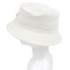 Excellent HERMES hat Harper Emile Hermes bucket white cotton mens 58 Used