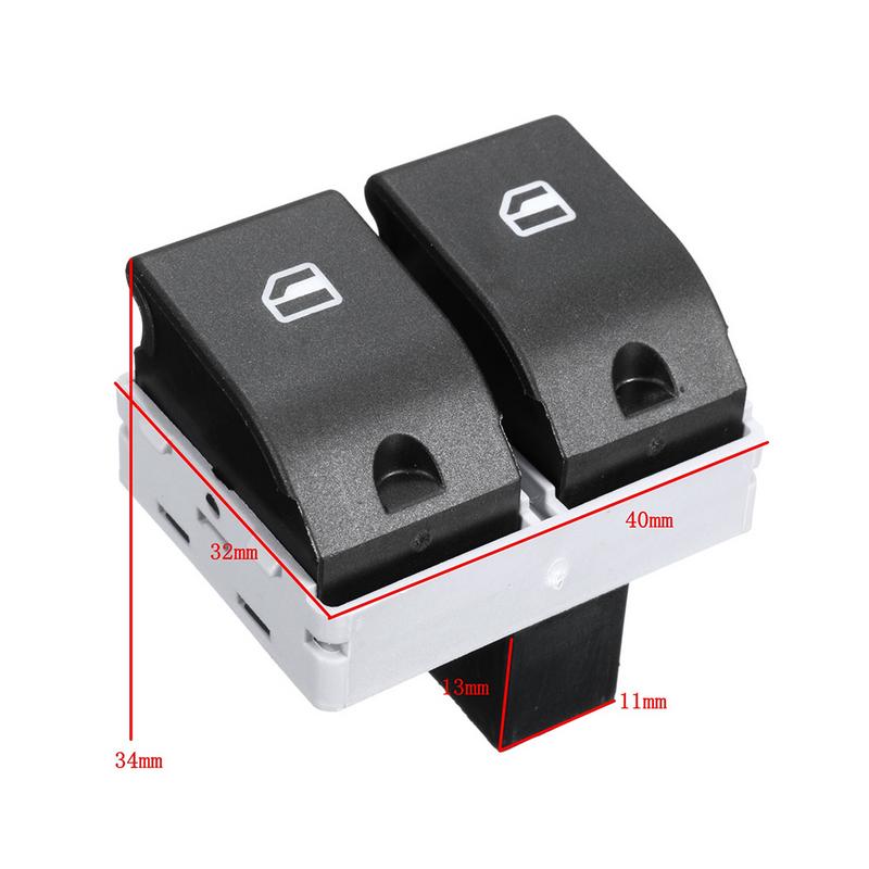 Главный переключатель окна, кнопка управления для VWPOLO 9N 01-09/Seat Ibiza/Cordoba 02-09, электрический переключатель стеклоподъемника автомобиля