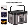 222Wh Portable Power Station Lithium Battery Solar Generator 60000mah 3USB AC 220V Pure Sinewave for Outdoor Power Supply