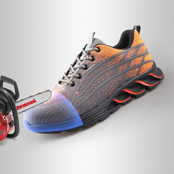 Защитная обувь Мужчины Женщины Ботинки со стальным носком Неразрушимая рабочая обувь Легкий дышащий композитный носок Мужчины