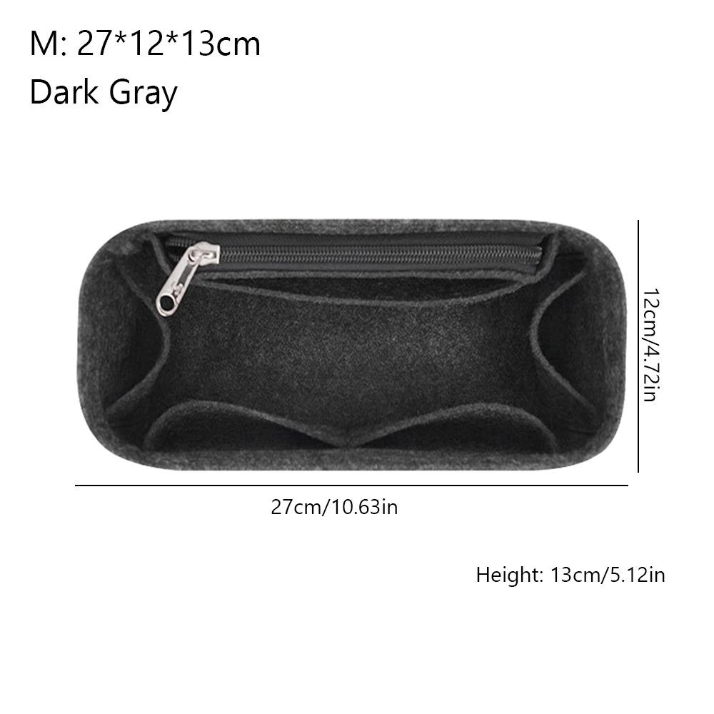 Фетровая сумка-вставка для сумочки, большая вместимость, много карманов, внутренняя сумка, организация хранения, портативный вкладыш для кошелька для Loewe Puzzle